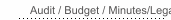Audit / Budget / Minutes/Legal Notices
